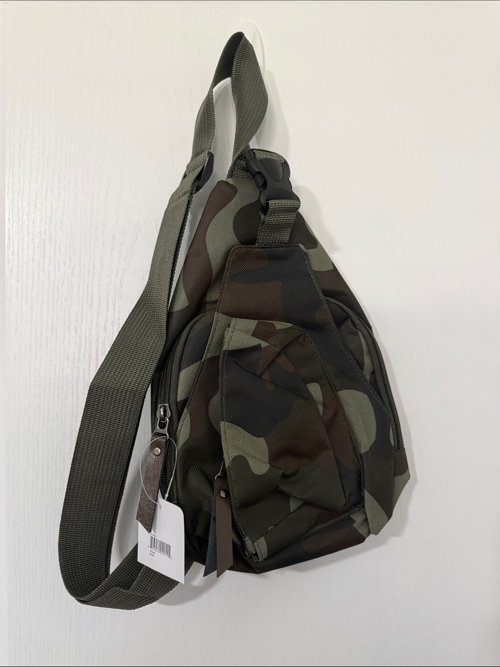 Camouflage Sling Shoulder Bag - Olive Camo